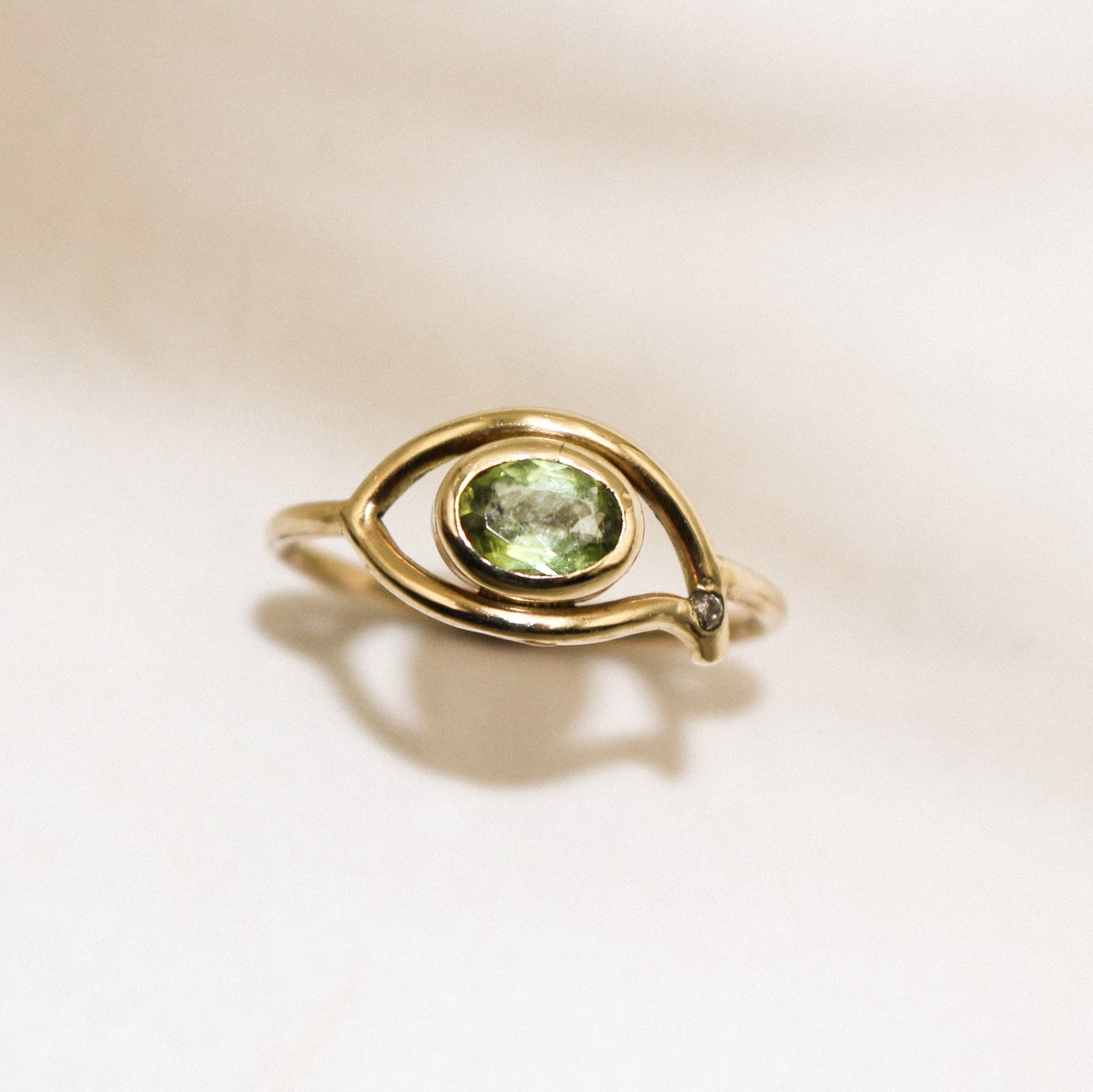 GREEN EYE RING